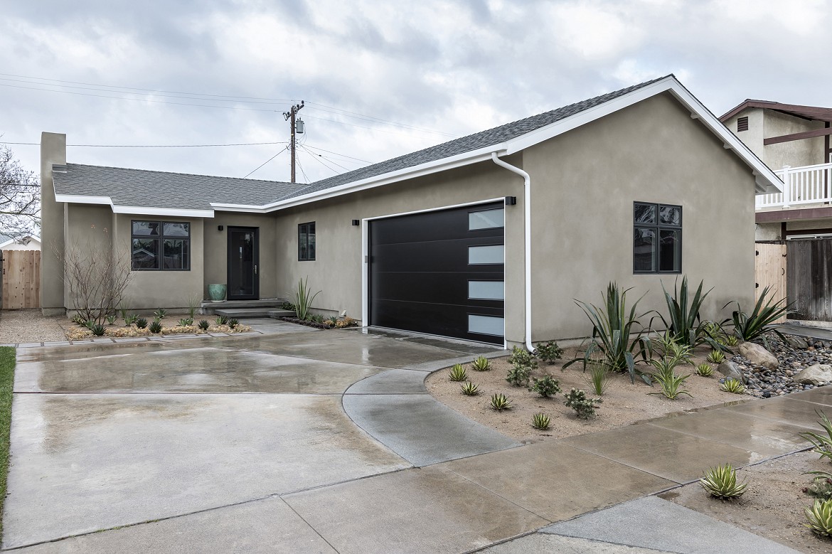 The Seal Beach home, brought back to life.