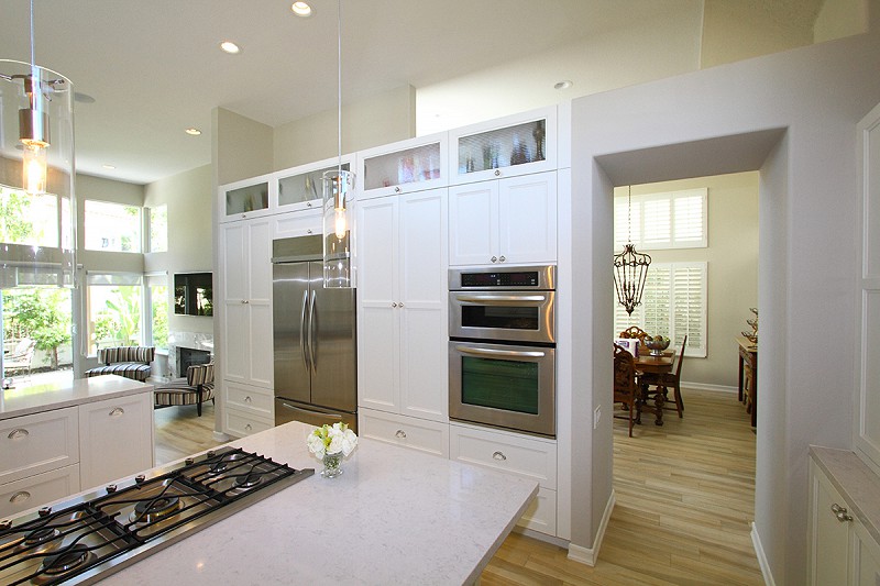 After view of the remodeled kitchen.